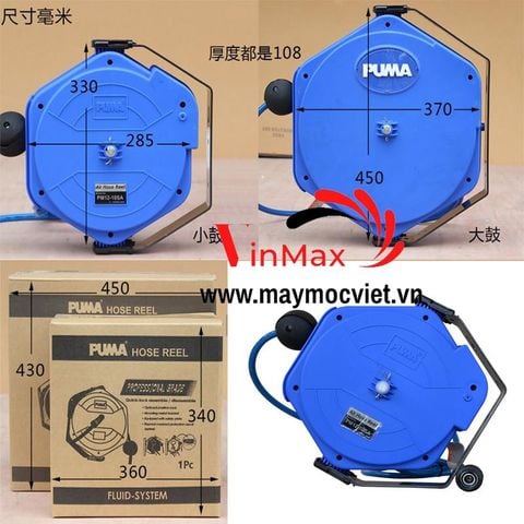 Cuộn dây hơi  tự rút 6m PUMA PM10-10SA