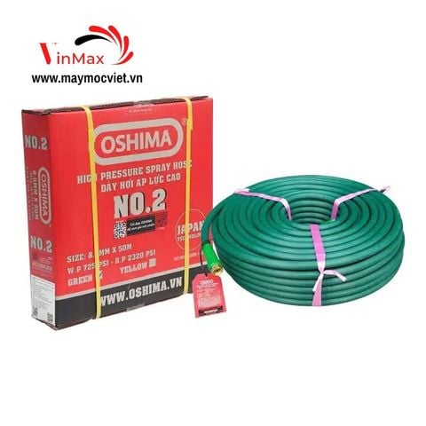 Ống nhựa PVC Oshima No.2 8.5mm 50m Xanh đậm