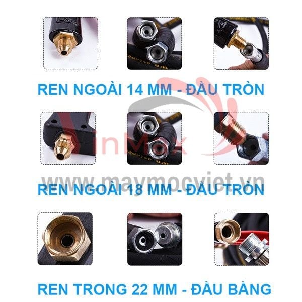 Dây rửa xe lõi thép phi 6 – 1/4″ dài 50m