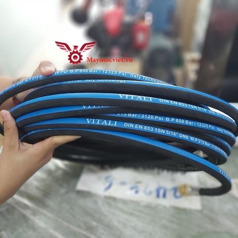 Dây rửa xe áp lực cao, bố thép 15m