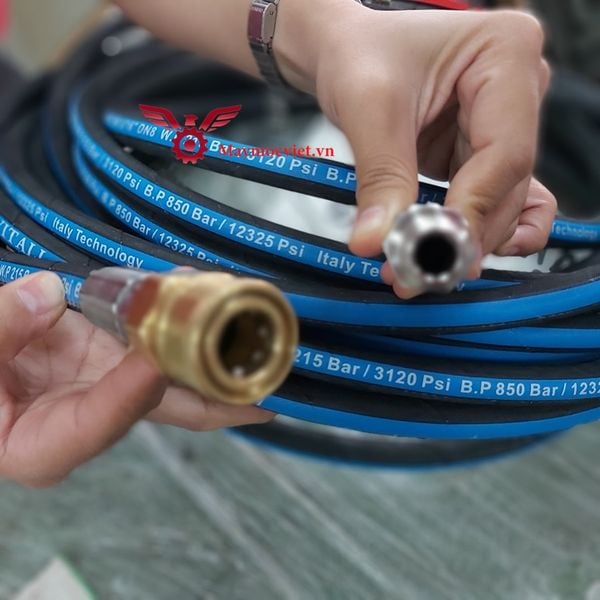 Dây rửa xe áp lực cao, bố thép 15m