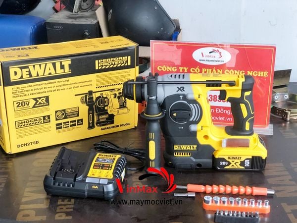 Máy khoan bê tông Dewalt dùng pin DCH273B
