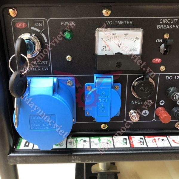 Máy phát điện 3kw chạy dầu Hyundai DHY36CLE