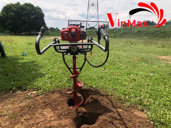 Máy khoan đất đẩy tay Động cơ Mitsubishi TB43