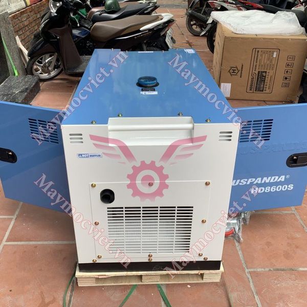 Máy phát điện chạy dầu 7kW Huspanda HD 8600S chống ồn