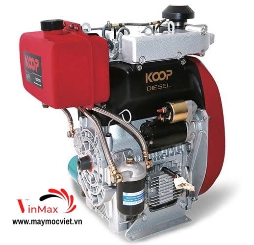 Động Cơ Diesel Koop 19HP KD292F Đề Nổ