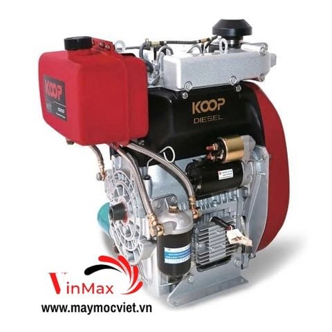 Động Cơ Dầu 16.3HP Koop KD2V80 Có Đề