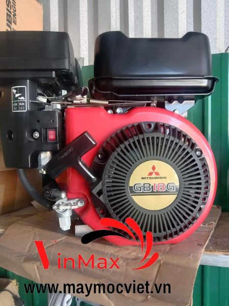 Động cơ Mitsubishi Nhật Bản GB18G 6.5HP - Lọc gió khô