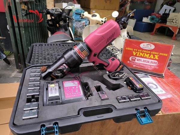 Máy bấm cos, kìm ép cos thủy lưc dùng pin EMEADS EBS-630