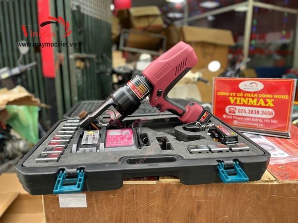 Máy bấm cos, kìm ép cos thủy lưc dùng pin EMEADS EBS-630