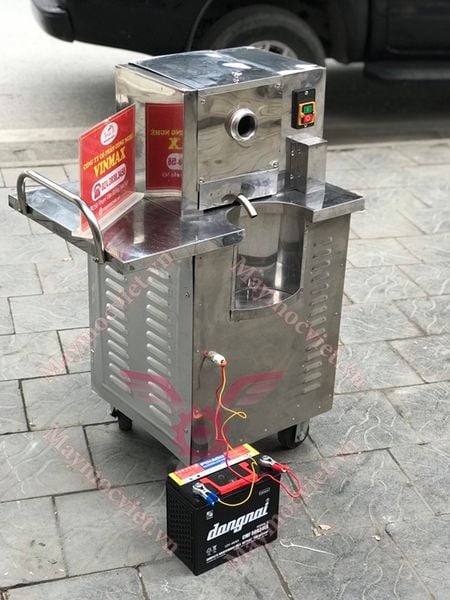 Máy ép mía có tủ bánh xe di chuyển Vinmax VME1245