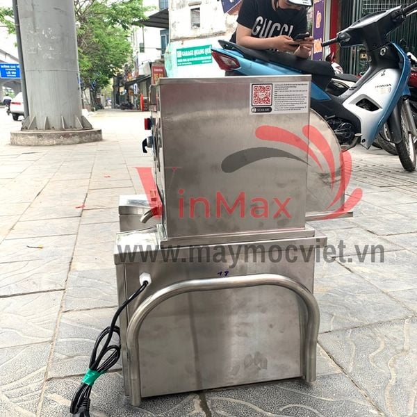 Máy ép mía  để bàn 2 cây siêu sạch 3 lô kim cương Vinmax F2-800