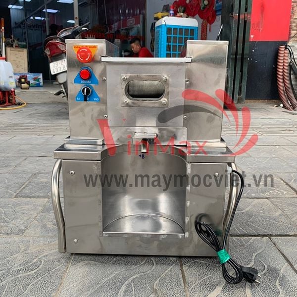 Máy ép mía  để bàn 2 cây siêu sạch 3 lô kim cương Vinmax F2-800