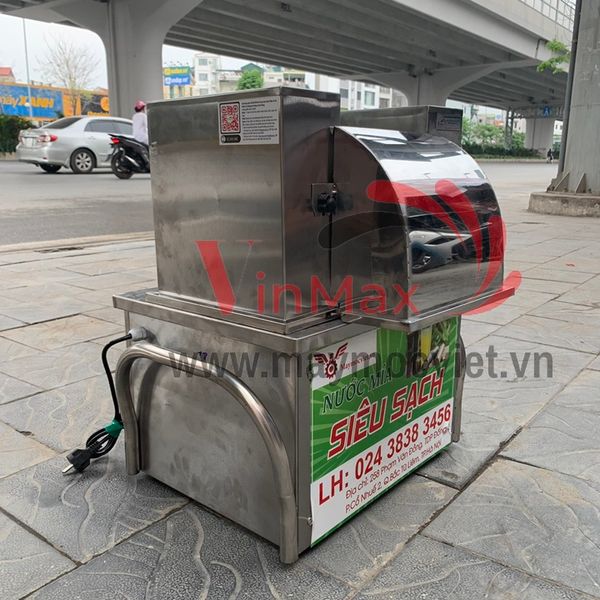 Máy ép mía  để bàn 2 cây siêu sạch 3 lô kim cương Vinmax F2-800