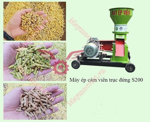 Máy ép cám viên trục đứng S200