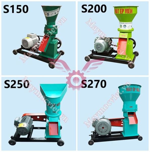 Máy ép cám viên trục đứng S200