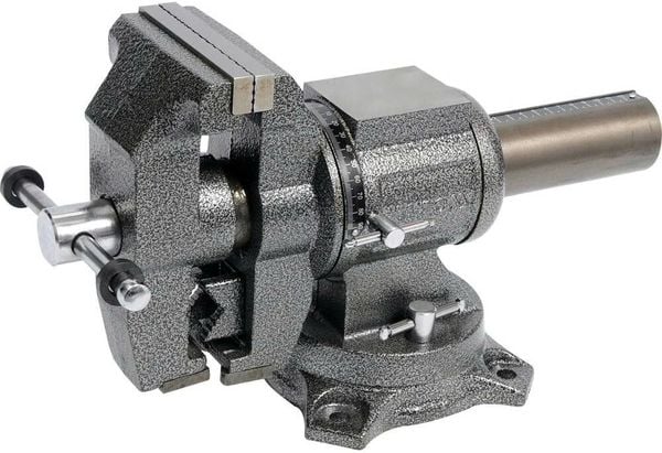 Ê tô bàn nguội có hàm kẹp ống đế xoay 360˚ 100mm và 125mm Yato YT-6505 - Ba Lan