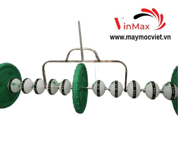 Sạ lúa kéo tay thiết kế mới 10 trống Turbo TBS10