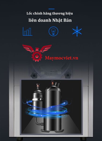 Máy làm kem cứng 3 vòi Kawasaki H18