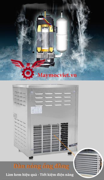 Máy làm kem cứng 3 vòi Kawasaki H18