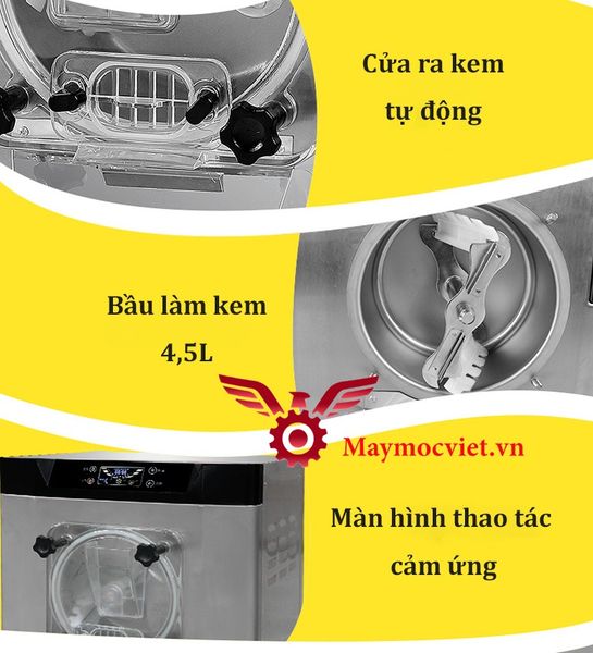 Máy làm kem cứng 3 vòi Kawasaki H18