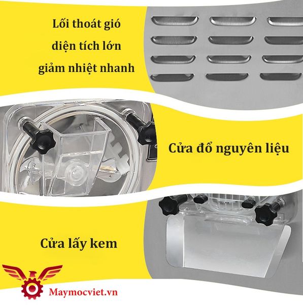 Máy làm kem cứng 3 vòi Kawasaki H18