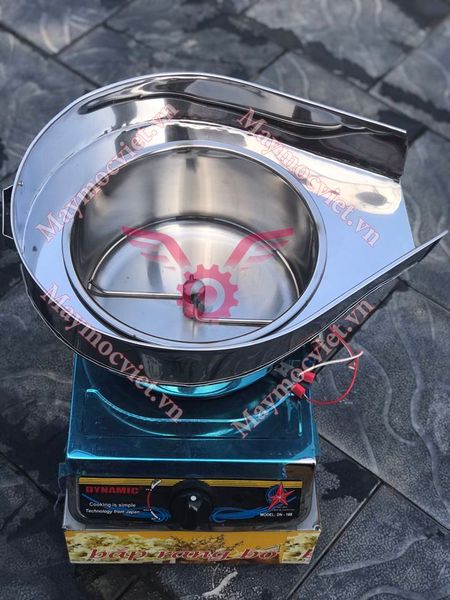 Máy nổ bắp rang bơ bằng Ga 1 Van có máng VN01