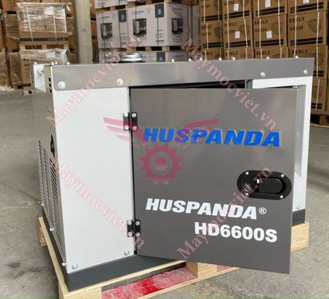 Máy Phát Điện Chạy Dầu 5Kw Huspanda HD6600S Chống Ồn