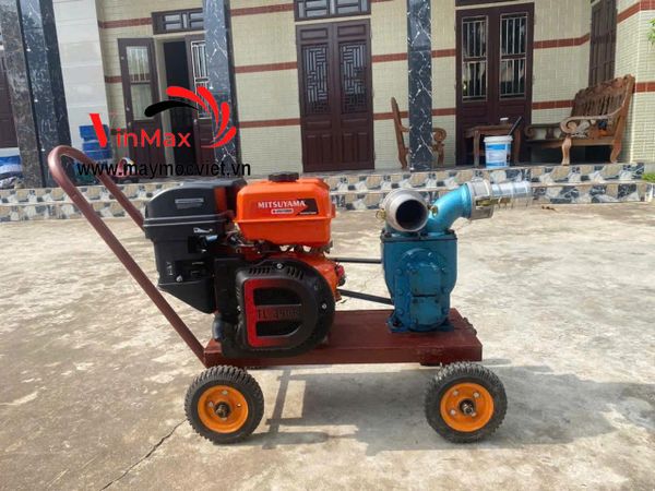 Bơm Nước, Bùn, Biogas Hút Chân Không Động Cơ Xăng 13HP Turbo TBH13