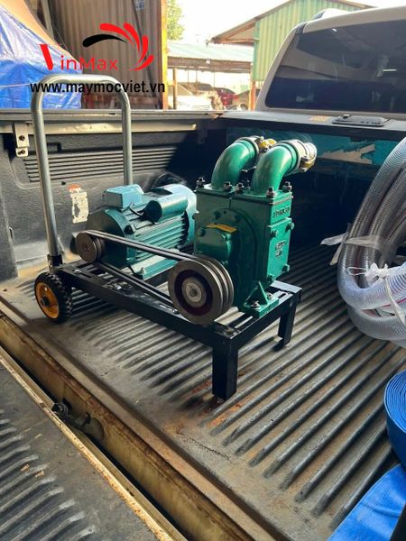 Máy hút hầm biogas chống tắc đẩy cao 50m Turbo TBP50