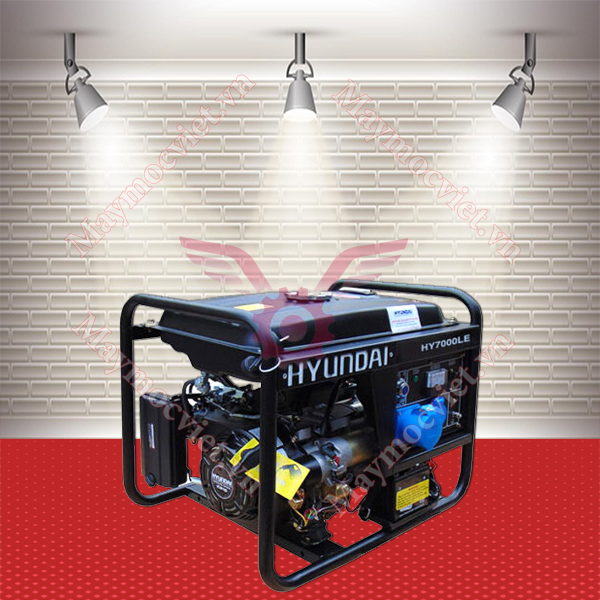 Máy phát điện 5kw chạy xăng 1 pha Hyundai HY7000LE
