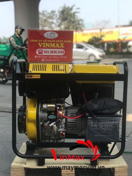 Máy phát điện chạy dầu 5Kw Kamastsu KD6500 đề nổ