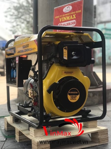 Máy phát điện chạy dầu 5Kw Kamastsu KD6500 đề nổ