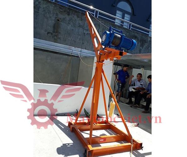 Khung cẩu xoay 360 độ 500kg 4 thanh giằng VM CX360-4