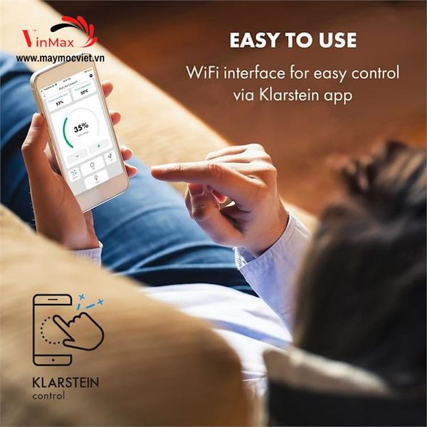 Máy hút ẩm Klarstein DryFy Connect 40 (app điều khiển)