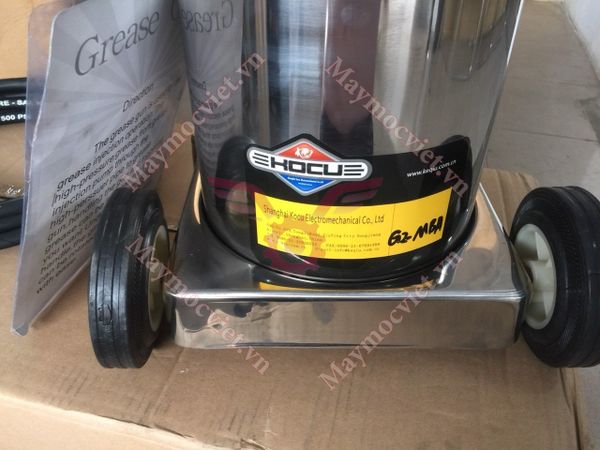 Máy bơm mỡ khí nén Kocu US-8 bình 12L inox