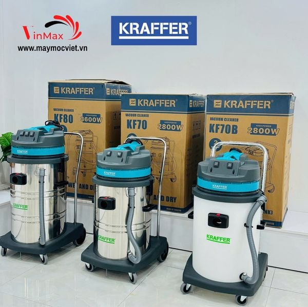 Máy Hút Bụi Nước Công Nghiệp Kraffer KF80