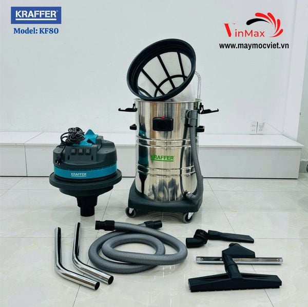 Máy Hút Bụi Nước Công Nghiệp Kraffer KF80