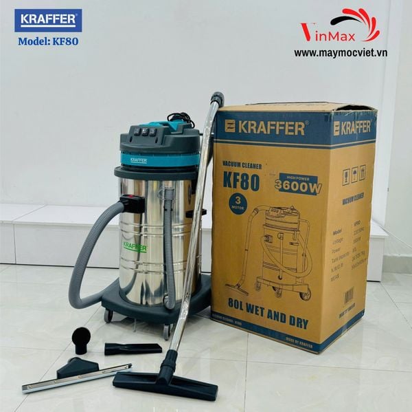 Máy Hút Bụi Nước Công Nghiệp Kraffer KF80