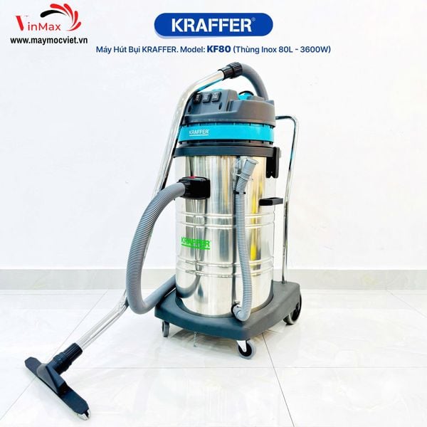 Máy Hút Bụi Nước Công Nghiệp Kraffer KF80