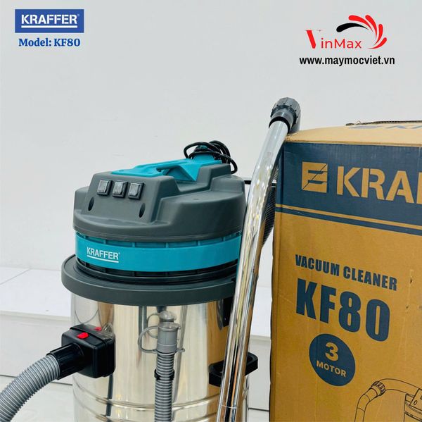 Máy Hút Bụi Nước Công Nghiệp Kraffer KF80
