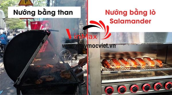 Lò nướng salamander 8 họng VMS8