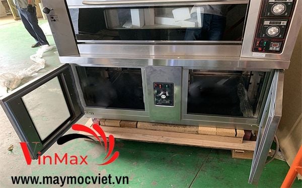 Lò nướng điện kèm ủ bột 2 tầng 8 khay Berjaya BJY-2B+8PF-E