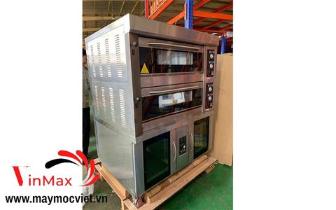 Lò nướng điện kèm ủ bột 2 tầng 8 khay Berjaya BJY-2B+8PF-E