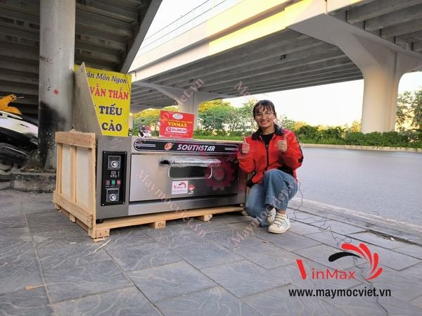 Lò nướng bánh Southstar 1 tầng 2 khay dùng điện VMYXD-20C