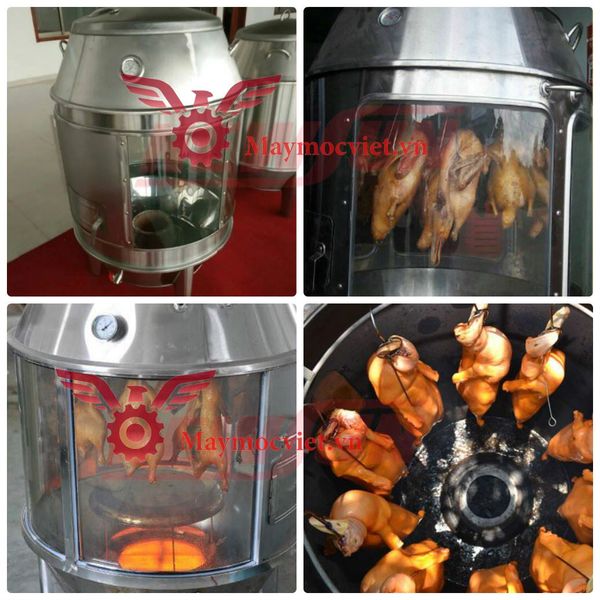 Lò quay gà vịt inox 100cm VML100