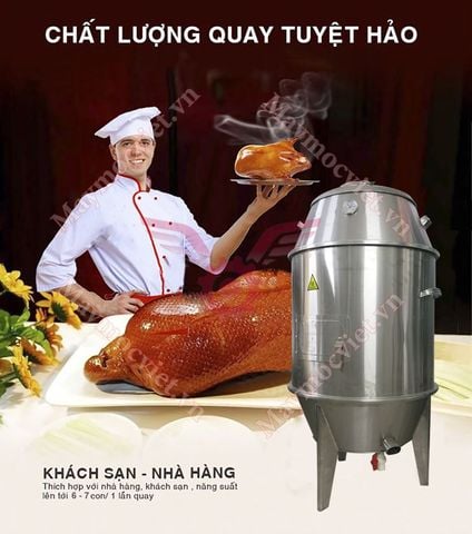 Lu nướng vịt phi 60, lò quay vịt inox 60cm LU60
