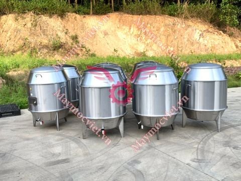 Lu nướng gà vịt inox dùng than VinMax ( 80-90)