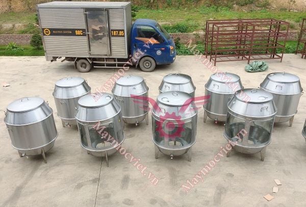 Lò quay vịt kính dùng than VinMax (  80-90)
