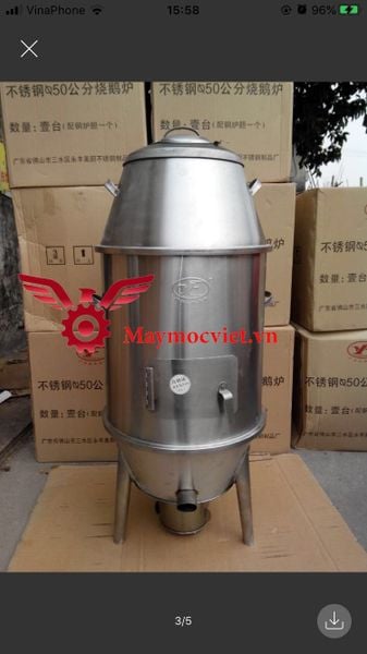 Lu nướng gà vịt dùng than đường kính 50cm VM LN50
